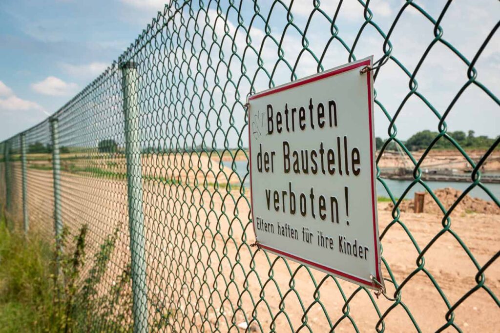 Auskiesung am Rossenrayer Feld in Kamp-Lintfort