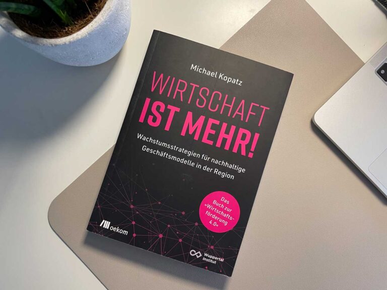 Das Buch "Wirtschaft ist mehr" von Michael Kopatz