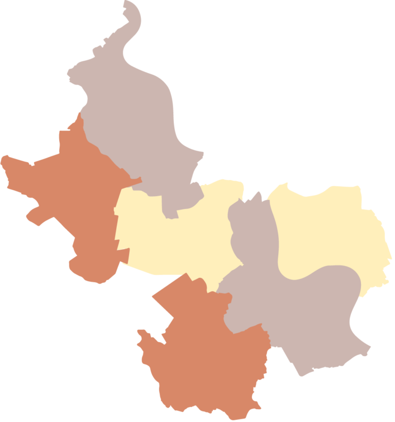 Grafik des Wahlkreis Wesel II